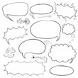 © meowu - Set comics bubbles