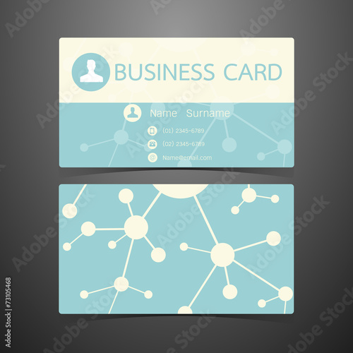 Business Cards atom design. Vector illustration