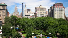 new york city union square high view 4k time lapse