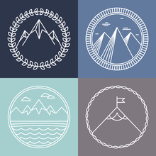Vector Mountain Logos