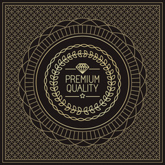 Aufkleber - Vector premium quality badge