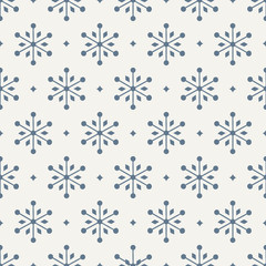 Wall Mural - seamless pattern. snowflake