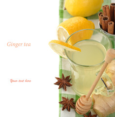 Wall Mural - Ginger tea