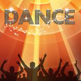 Dance poster sepia