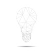 Lightbulb abstract isolated