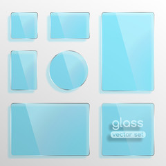 Wall Mural - Glass plates set