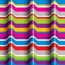 Color Waves Seamless Pattern.