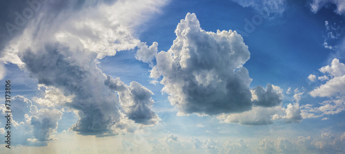 Naklejka na szybę Dramatic Sky background