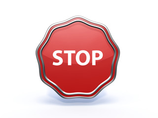 stop star icon on white background