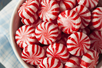 Poster - Sweet Red and White Peppermint Candy