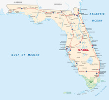 Florida Map With National Parks