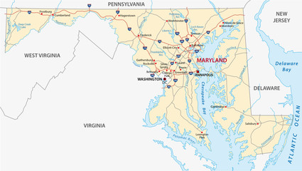  maryland road map