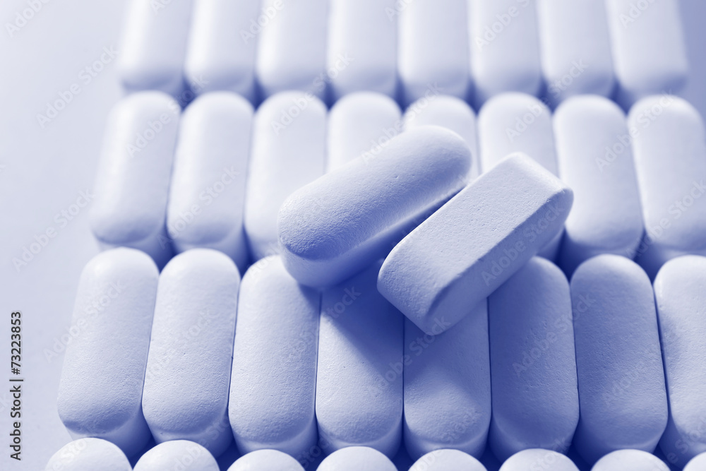 Pile of pills, close-up