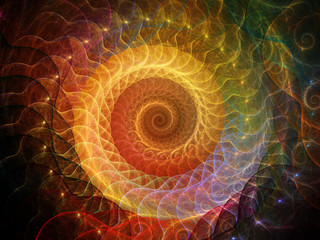 Wall Mural - Spiral Background.