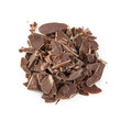 heap of crushed chocolate