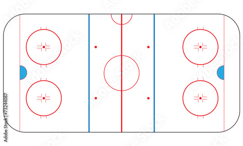 Dekoracja na wymiar  hokej-na-lodzie