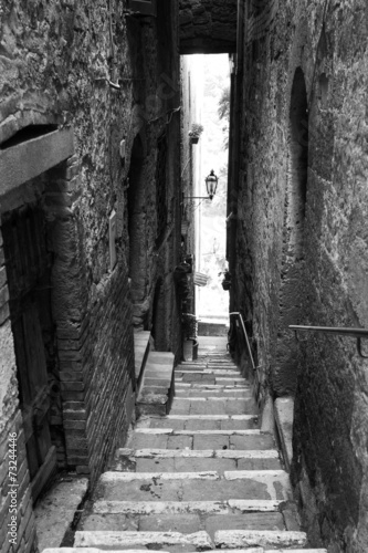 Obraz na płótnie canvas dwuczęściowy "dyptyk" Pitigliano, toskania, widok starego miasta. 