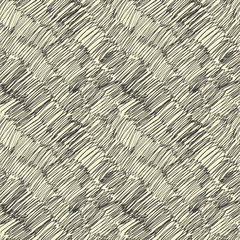 Aufkleber - Dark scribble seamless pattern. Vector