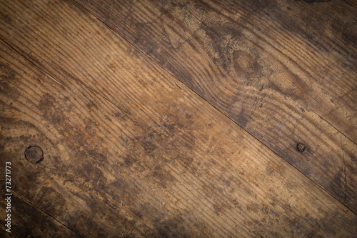 Board z aluminiowym obramowaniem Brązowy drewno tekstury. 