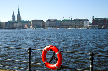 Canvas Print - Binnenalster - Hamburg