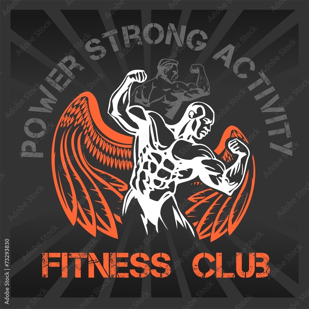 kulturystyka-gym-emblemat-wektor