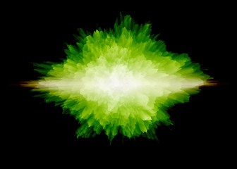 green explosion