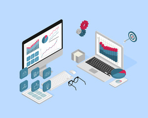 Canvas Print - analytics