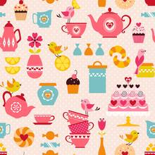 Tea With Love Pattern