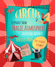 Circus Retro Poster