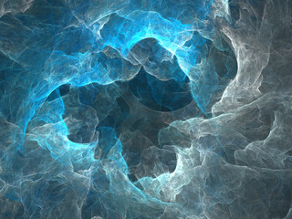 Wall Mural - blue and white glowing plasma