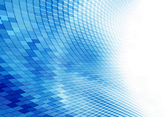 Aufkleber - Abstract blue perspective background