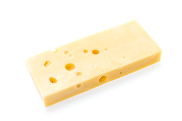 Cheese isolated on white