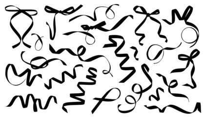 ribbon silhouettes