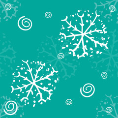 Wall Mural - Merry Christmas and Happy New Year Pattern