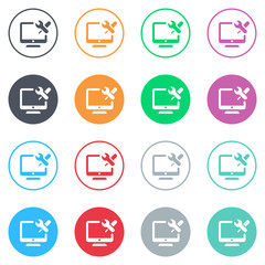 Poster - Vector flat iButtons