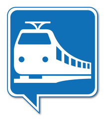 Sticker - Logo tramway. Tram.