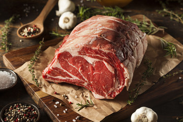 Poster - Raw Grass Fed Prime Rib Meat