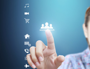 social network structure in hand