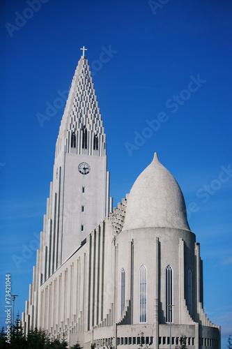 Fényképezés Hallgrimskirkja Church in Reykjavik, Iceland