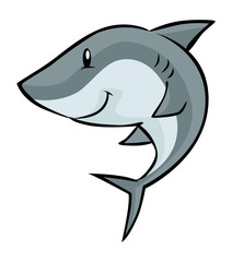 Wall Mural - Shark Cartoon