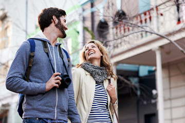 Wall Mural - travel walking city