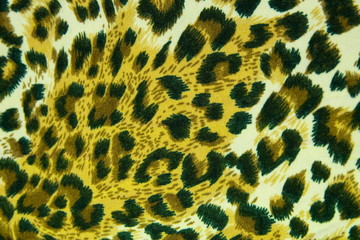 Wall Mural - Leopard leather pattern texture background