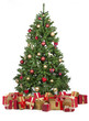 Weihnachtsbaum mit vielen Geschenken