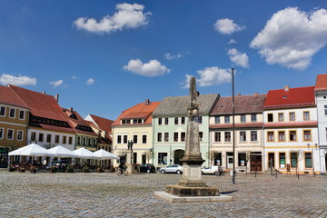 Fototapete - Hoyerswerda Marktplatz