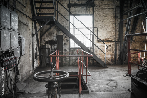 Fototapeta do kuchni rusty industrial ruine