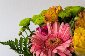 Poster - Bouquet of various colorful flowers