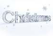 Christmas scritta col ghiaccio