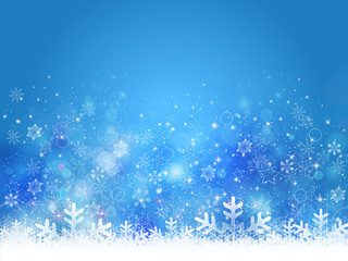 Wall Mural - 雪　クリスマス　背景