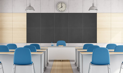 Wall Mural - Modern classroom
