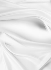 Wall Mural - White silk texture